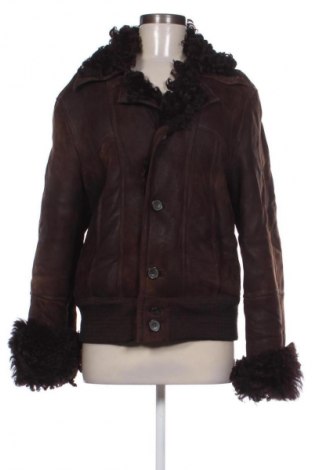Geacă de piele pentru femei Exte, Mărime M, Culoare Maro, Preț 784,99 Lei