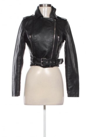 Дамско кожено яке Fisherfield, Размер XS, Цвят Черен, Цена 58,14 лв.