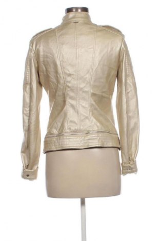 Γυναικείο δερμάτινο μπουφάν Guess, Μέγεθος M, Χρώμα Χρυσαφί, Τιμή 129,99 €