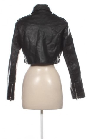 Γυναικείο δερμάτινο μπουφάν Lab, Μέγεθος S, Χρώμα Μαύρο, Τιμή 31,71 €