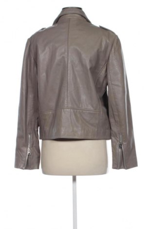 Damen Lederjacke Mango, Größe XL, Farbe Grau, Preis 41,98 €