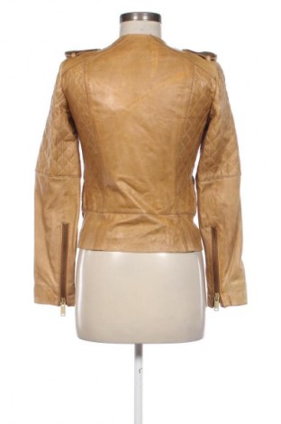 Damen Lederjacke Mango, Größe XS, Farbe Braun, Preis 42,00 €