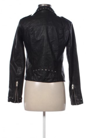 Дамско кожено яке Mango, Размер S, Цвят Черен, Цена 82,08 лв.