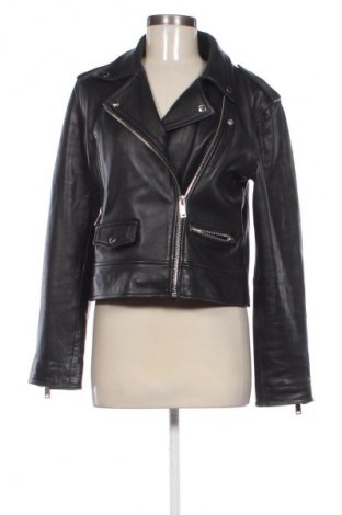 Дамско кожено яке Noisy May, Размер M, Цвят Черен, Цена 130,00 лв.