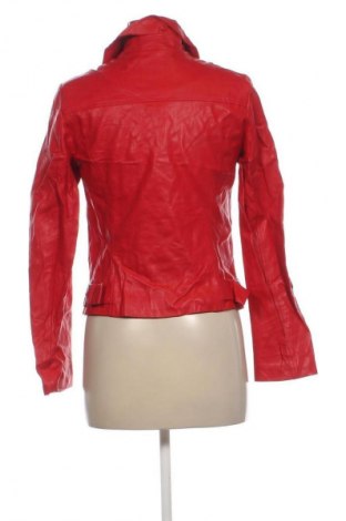 Дамско кожено яке Orsay, Размер S, Цвят Червен, Цена 41,99 лв.