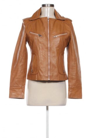 Női bőrdzseki Real, Méret S, Szín Barna, Ár 15 969 Ft