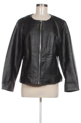 Дамско кожено яке Reserved, Размер XL, Цвят Черен, Цена 57,86 лв.