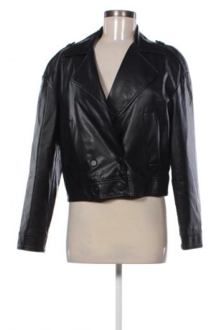 Geacă de piele pentru femei Reserved, Mărime S, Culoare Negru, Preț 153,00 Lei