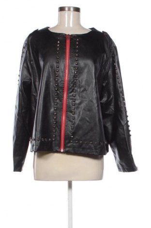 Dámska kožená bunda  SHEIN, Veľkosť XL, Farba Čierna, Cena  29,74 €