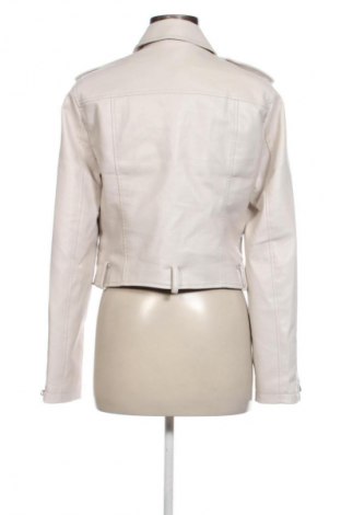 Дамско кожено яке Sinsay, Размер M, Цвят Бежов, Цена 58,65 лв.