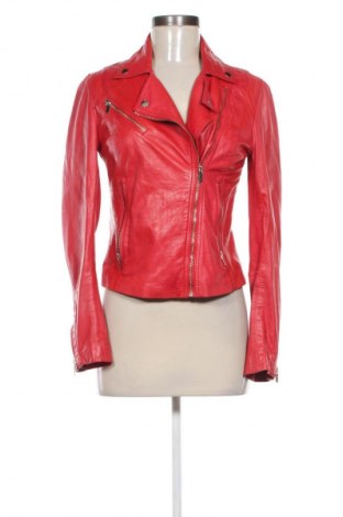 Dámská kožená bunda  Stradivarius, Velikost S, Barva Oranžová, Cena  1 227,00 Kč