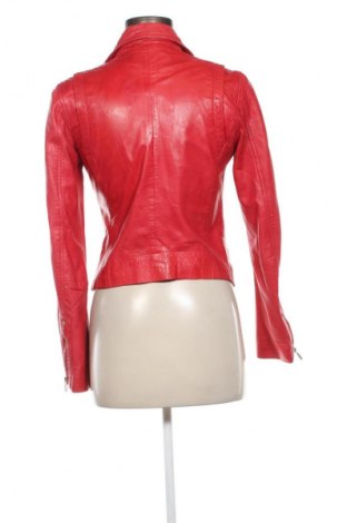 Dámská kožená bunda  Stradivarius, Velikost S, Barva Oranžová, Cena  1 227,00 Kč