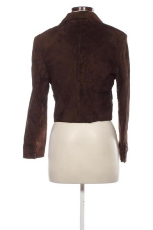 Дамско кожено яке Unbranded, Размер S, Цвят Кафяв, Цена 107,99 лв.