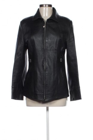 Geacă de piele pentru femei Unbranded, Mărime L, Culoare Negru, Preț 255,00 Lei