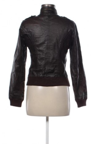 Γυναικείο δερμάτινο μπουφάν Unbranded, Μέγεθος M, Χρώμα Καφέ, Τιμή 24,99 €
