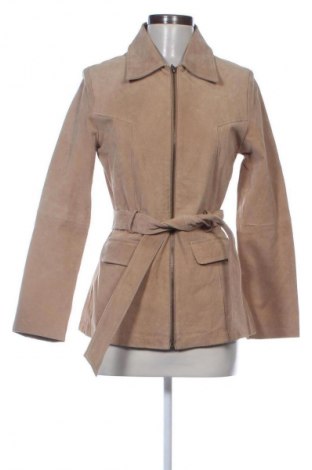 Dámská kožená bunda  Unbranded, Velikost S, Barva Béžová, Cena  1 227,00 Kč