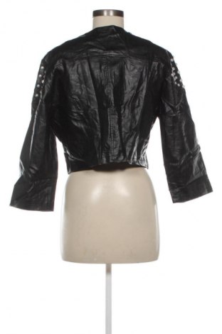 Дамско кожено яке Unbranded, Размер XXL, Цвят Черен, Цена 42,99 лв.