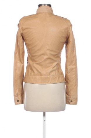 Damen Lederjacke Vero Moda, Größe XS, Farbe Beige, Preis 46,00 €