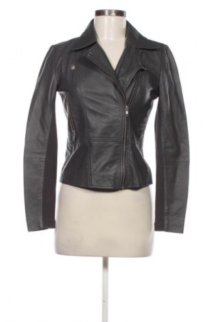 Γυναικείο δερμάτινο μπουφάν Y.A.S, Μέγεθος XS, Χρώμα Γκρί, Τιμή 224,99 €