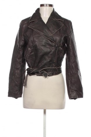 Dámska kožená bunda  Zara, Veľkosť S, Farba Sivá, Cena  24,95 €