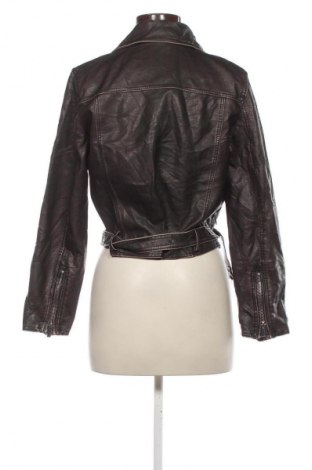 Dámska kožená bunda  Zara, Veľkosť S, Farba Sivá, Cena  24,95 €