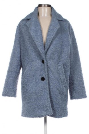 Damski płaszcz Bershka, Rozmiar S, Kolor Niebieski, Cena 202,30 zł