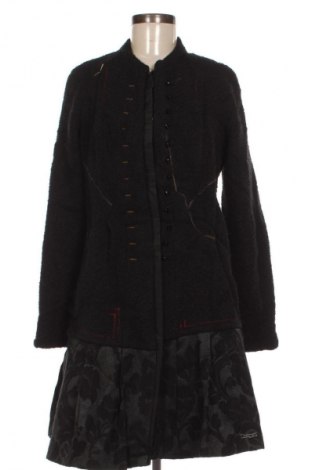Damski płaszcz Desigual, Rozmiar L, Kolor Czarny, Cena 261,99 zł