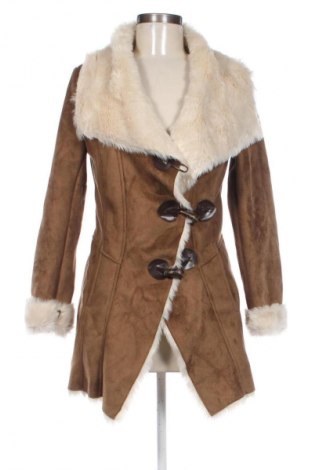Γυναικείο παλτό F&F, Μέγεθος XS, Χρώμα Καφέ, Τιμή 45,00 €