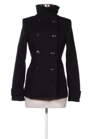 Дамско палто H&M, Размер XS, Цвят Черен, Цена 88,00 лв.