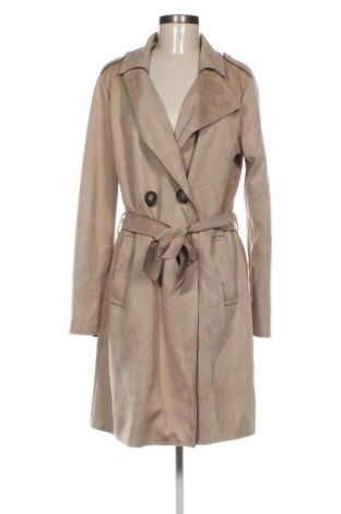 Дамско палто Jean Pascale, Размер L, Цвят Бежов, Цена 29,99 лв.