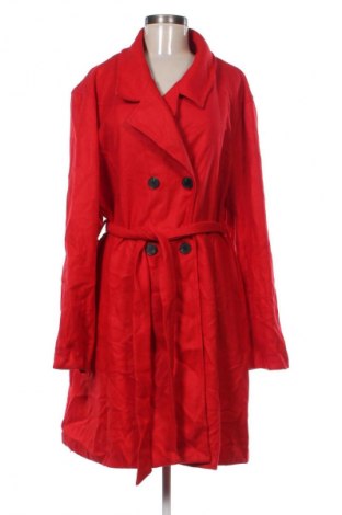 Дамско палто Unbranded, Размер 4XL, Цвят Червен, Цена 59,99 лв.