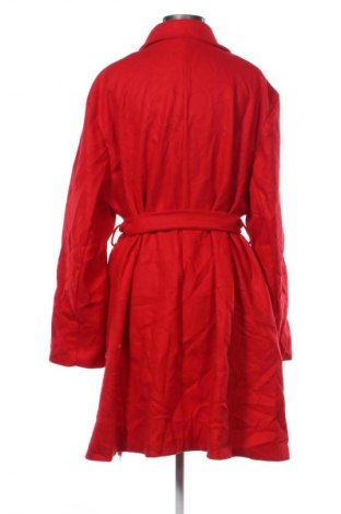 Дамско палто Unbranded, Размер 4XL, Цвят Червен, Цена 59,99 лв.