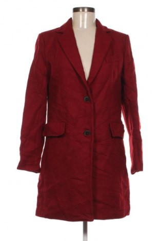 Дамско палто Zara, Размер M, Цвят Червен, Цена 80,99 лв.