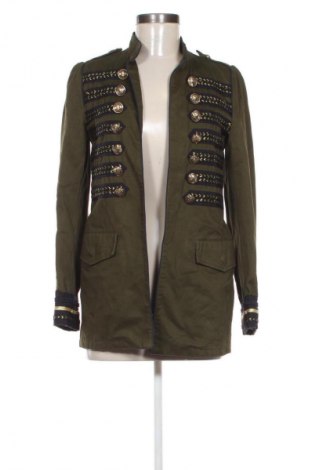 Dámský kabát  Zara, Velikost XS, Barva Zelená, Cena  693,00 Kč