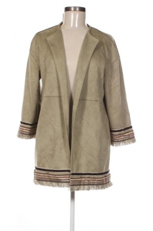 Palton de femei Zara, Mărime XS, Culoare Verde, Preț 137,99 Lei
