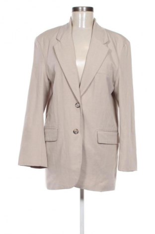 Sacou de femei Bershka, Mărime M, Culoare Bej, Preț 126,00 Lei