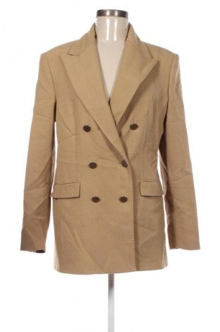 Дамско сако Mango, Размер L, Цвят Бежов, Цена 44,99 лв.
