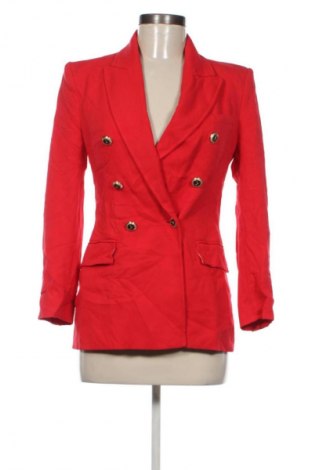 Damen Blazer Zara, Größe XS, Farbe Rot, Preis 18,99 €