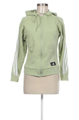 Γυναικεία αθλητική ζακέτα Adidas, Μέγεθος XS, Χρώμα Πράσινο, Τιμή 33,99 €