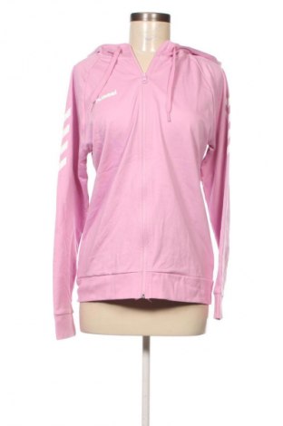 Дамско спортно горнище Hummel, Размер S, Цвят Розов, Цена 27,99 лв.