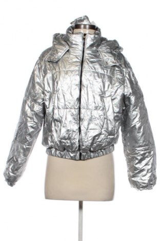 Damenjacke Bershka, Größe M, Farbe Silber, Preis € 16,99