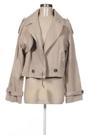 Дамско яке Bershka, Размер L, Цвят Бежов, Цена 28,99 лв.