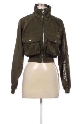 Дамско яке Bershka, Размер XS, Цвят Зелен, Цена 25,99 лв.