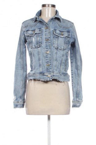 Geacă de femei Zara, Mărime M, Culoare Albastru, Preț 107,89 Lei