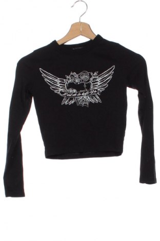 Dziecięca bluzka Bershka, Rozmiar 10-11y/ 146-152 cm, Kolor Czarny, Cena 27,59 zł