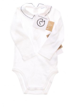 Bluză pentru copii Bout'Chou, Mărime 3-6m/ 62-68 cm, Culoare Alb, Preț 55,00 Lei