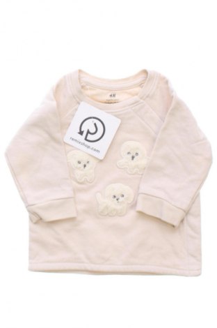 Bluză pentru copii H&M, Mărime 1-2m/ 50-56 cm, Culoare Bej, Preț 31,18 Lei