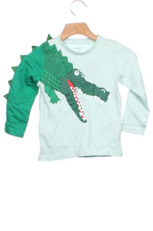 Dziecięca bluzka Name It, Rozmiar 18-24m/ 86-98 cm, Kolor Zielony, Cena 52,87 zł