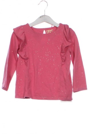 Dziecięca bluzka Next, Rozmiar 2-3y/ 98-104 cm, Kolor Różowy, Cena 52,87 zł
