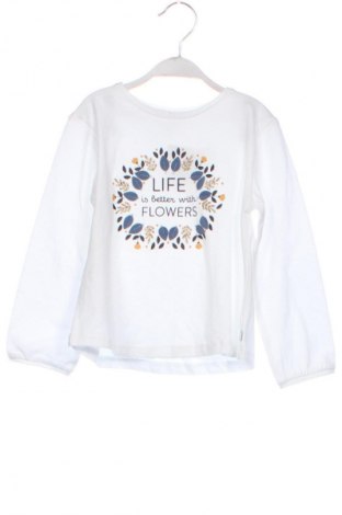 Dziecięca bluzka Okaidi, Rozmiar 3-4y/ 104-110 cm, Kolor Biały, Cena 34,78 zł